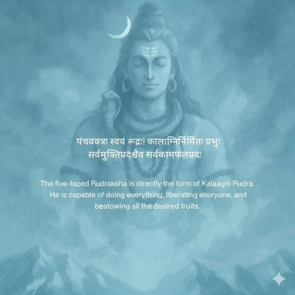 5 मुखी रुद्राक्ष | शांति और समृद्धि