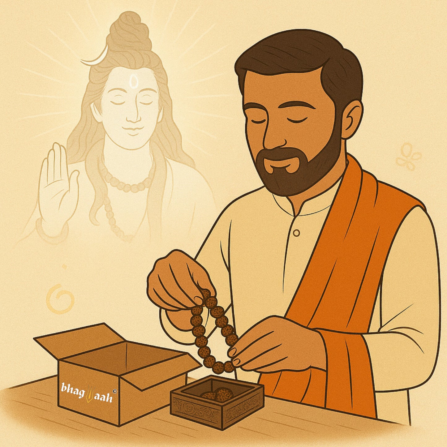 5 मुखी रुद्राक्ष | शांति और समृद्धि