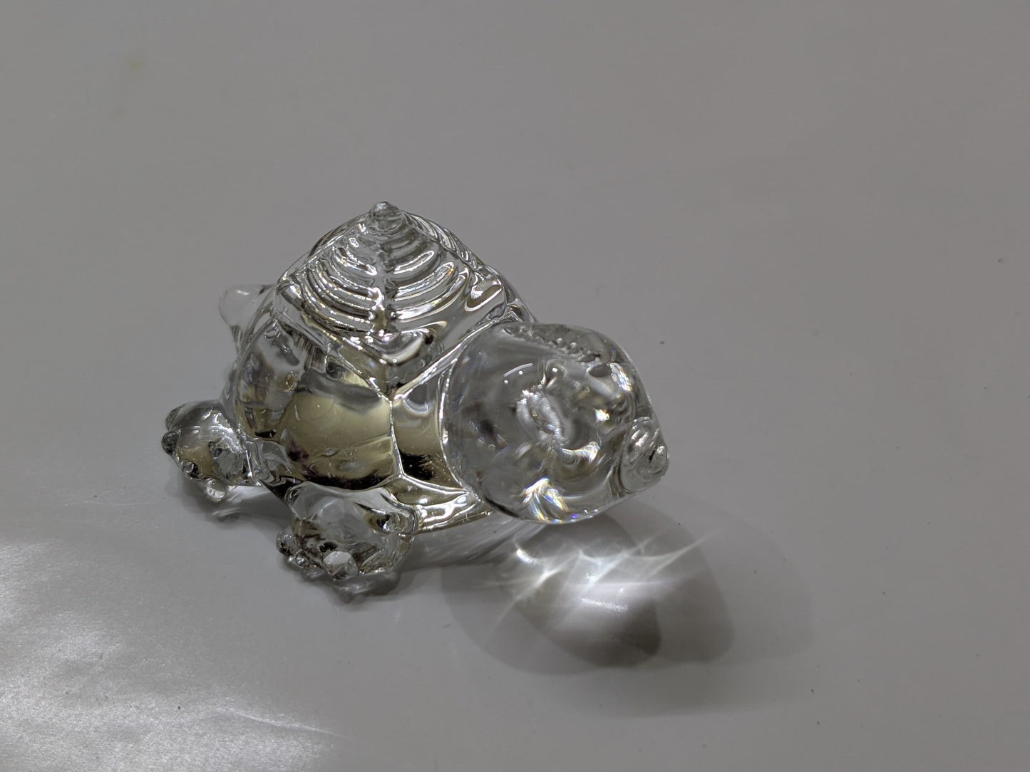 Divine Aura Glass Energy Set – Shivling, Shree Yantra, Nandi & Tortoise ( 2 Inches Approx )