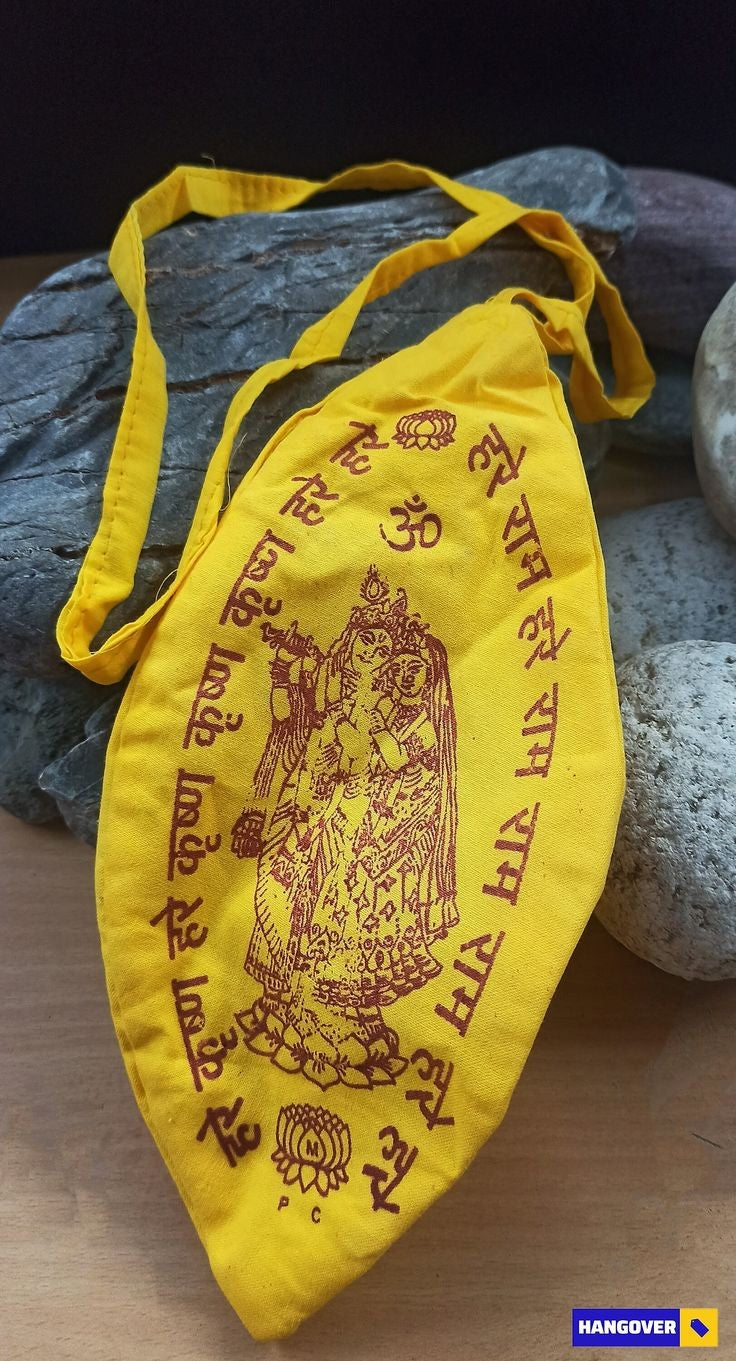 5 Mukhi Meditation/Jaap Mala with Pouch ( 108 Nepal Beads )